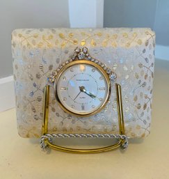 Rare Phinney-Walker Travel Clock Jewelry Box