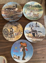 5 Collector Plates Many Limited Edition - B4