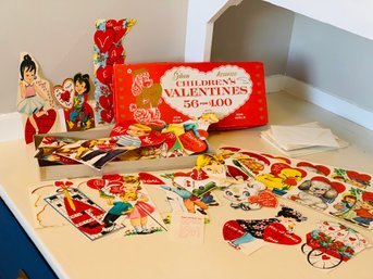 Vintage Valentines In Original Box