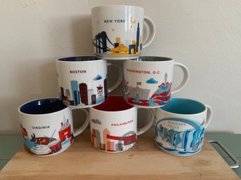 STARBUCKS  'You Are Here' Collection . Set Of 6