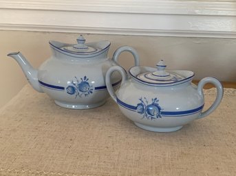 Vintage Teapot & Sugar Bowl Cauldron England