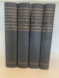 Vintage ABRAHAM LINCOLN The War Years 1-4 Carl Sandburg