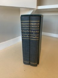 Vintage ABRAHAM LINCOLN. The Prairie Years Vol I &II Carl Sandburg