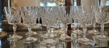 11 Crystal D Arques Goblets 7 Inch - D2