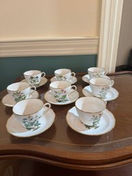 #120 Lot Of 16 Spode Cups & Saucers