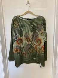 7 - Sweater Size L Cotton/acryic - Made In Italy