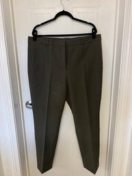 8 - White House Black Market Size 18 Elle  - Olive Green Ladies Trousers