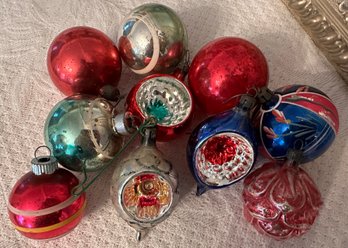 10 Antique Mercury Glass Ornaments From Germany? - G4