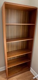 Tall Laminated Book Case 4 Shelves Plus One Xtra Shelf - O26