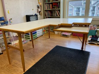 To Die For Custom Made Multi Level Sewing Table: Cut Fabric On One Side And Sew On The Other!