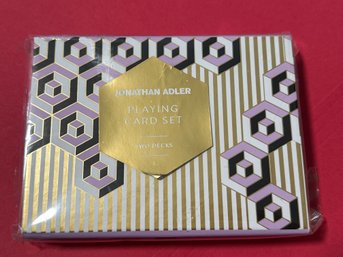 Jonathan Adler Playing Cards 2 Sets Sealed In Plastic - A22