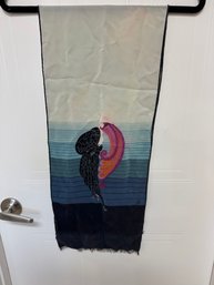 53 - Erte Signed Ladies Scarf