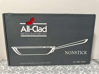 All Clad New In Box Nonstick 10 Stainless Fry Pan - A25