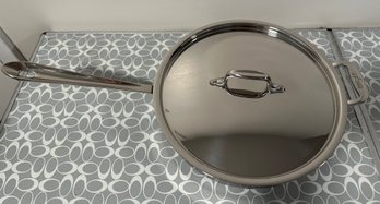 All-Clad New Stainless 11 Inch Fry Pan With Lid - P1