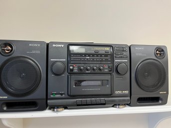 Sony Radio CFD 440 Cd And Disc Player