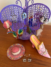 Butterfly Earring Tree, Earrings, Shoe, Etc - B17