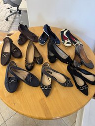 #94 - Lot Of 10 Ladies Shoes Size 8 - Nine West, Life Stride, Talbots, Cliffs, Bandalino, Cole Haan, Baliln,