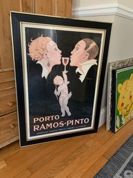 Porto Ramos-Pinto 1920 Vintage Framed Print COOL