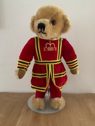 Merrythought Bear Beefeater Royal Guard Made In England