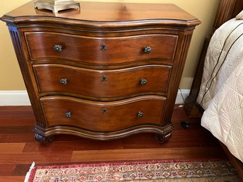 Two Ethan Allen Matching 3 Drawer Night Stands - MB4