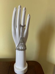 Bebe Crystal Finger Ring Bracelet ..19