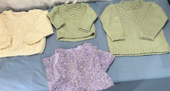 Lot Of 4  Really Nice Childrens Clothing -appear To Be Homemade-no Tags