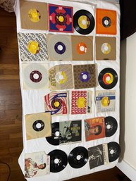 Lot Of 45 Records- Elvis Presley -Marvin Gaye,