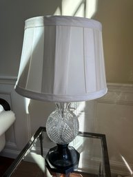 Lovely Waterford Crystal Lamp Marble Base And Finial - LR10