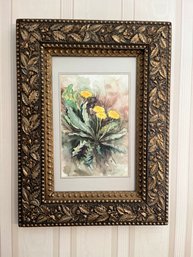 Signed Watercolor By Ann Ribbs - Lv50