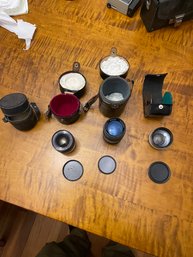 3 Camera Lens And An Extra Case