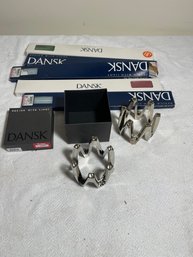 Dansk Candle Holders With Candles