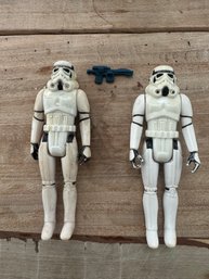 STAR WARS Vintage Stormtroopers (2) 1977