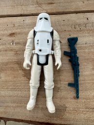 STAR WARS Vintage Imperial Snowtrooper 1980 W/weapon