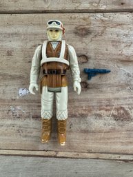 STAR WARS Vintage Hoth Rebel Soldier 1980 W/weapon