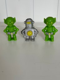 Vintage 1978 Wilton  Alien/robot Candle Toppers For Cake