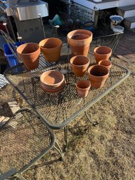 Lot Of  Terracota Pots