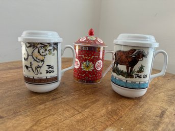 Asian Covered Coffee Cups