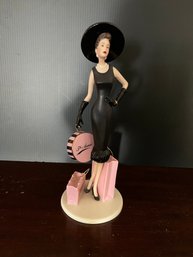 Vintage Fifth Avenue Lenox New York Shopper Figurine - J50