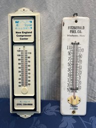 2 Vintage Thermometers