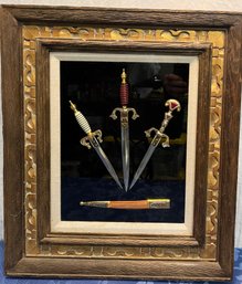 Interesting Encased Swords-Made In Portugal