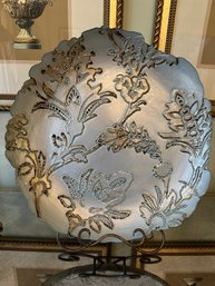 Large Decorative Platter On Stand -DR4