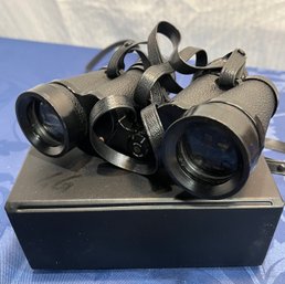 Bushnell Ensign 7x35 Insta Focus Binoculars-Needs Eye Cushions As Seen.
