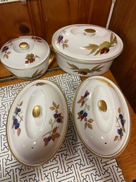 Royal Worcester Evesham, Etc. Oven To Table Lot Of 8 Piece Lot - B06