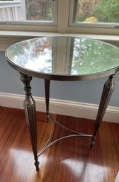 Small Mirrored Accent Table- 1B9