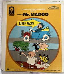 Vintage 1983 Columbia Pictures Cartoons RCA Videodisc 'Mr. Magoo You've Done It Again!'