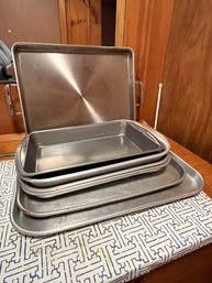 Baking Trays Lot Of 6 One All Clad -b21
