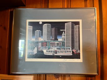 Signed Wall Art - Titled Booze Cruise Numbered Print 94/900 - B38