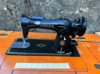 RARE Centennial Badge 1951 Singer  Sewing Machine W/desk