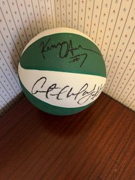 Kenny Anderson & Antoine Walker Signed Celtics Ball - Dn02