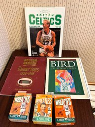 Boston Celtics Larry Bird #33 Collectors Lot Includes 3 Small Wheaties Boxes  - D36